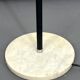 Marble and Metal three arms floor lamp Italy 1960s