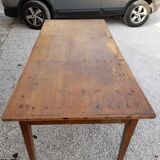 Old rustic farmhouse table 1900 -1m81