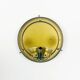 Large Amber Bubble Glass Ceiling Light/Flush Mount by Helena Tynell for Limburg, Germany, 1960s