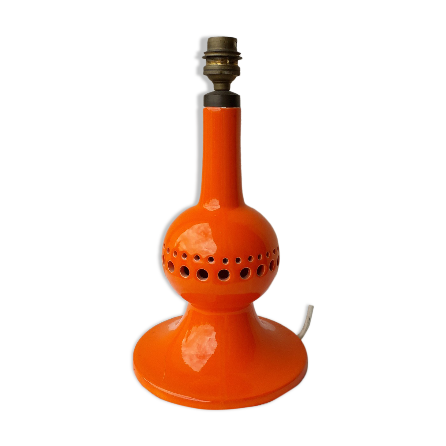 Orange lamp stand