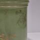 Frosted glass vase with gilding from the 1950s.
