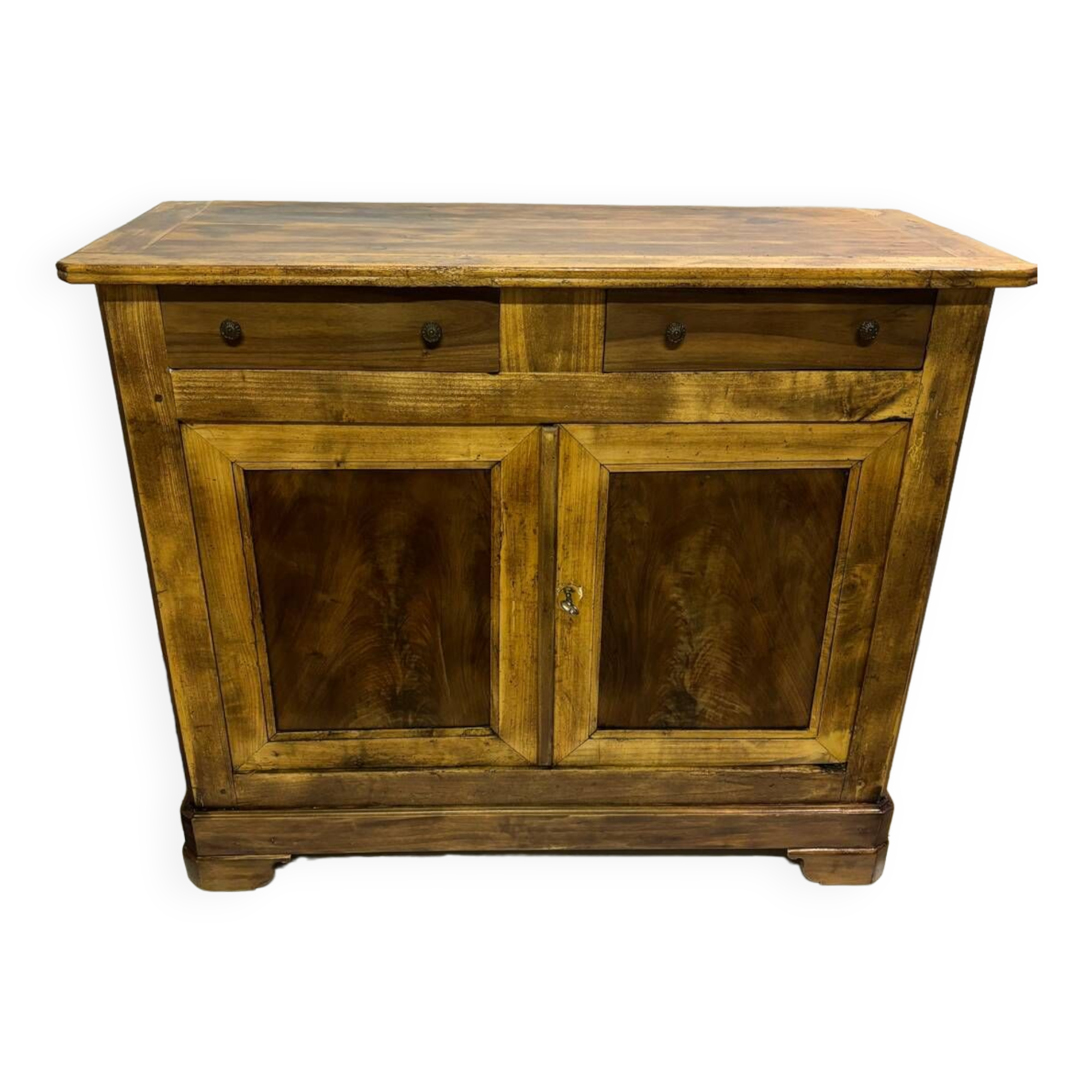 Low sideboard with two old doors