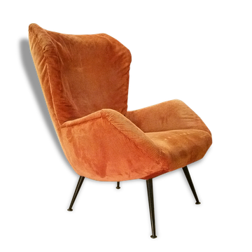 Fauteuil Wing chair Bergere easy chair années 50