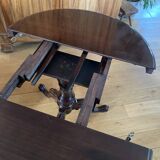Table guéridon Napoleon III en acajou époque XIXe