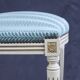 Lot de 3 chaises médaillon style Louis XV