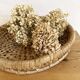 Basket made from woven banana leaves