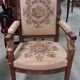 Fauteuil époque Empire en acajou à têtes d'égyptiennes, début XIXe siècle