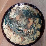 Marbled artisanal ceramic dish from Spain