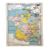 Old school map Hatier Brunhes 32, 1940 - Mineral France