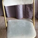 Pair of folding theatre chairs