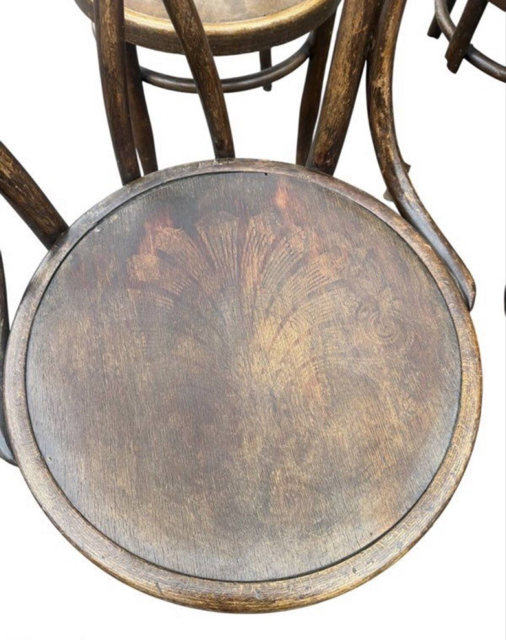 6 chaises Hofmann Bielitz (Modèle N°18, période 1900-1915)
