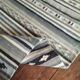 Kilim Kattrup Indien fait main 200x137cm