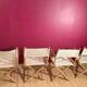 Lot 4 armchairs Pliants film director