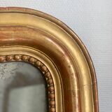Old mirror louis Philippe golden gold leaf fireplace
