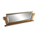 Miroir art déco à poser, bois et métal
