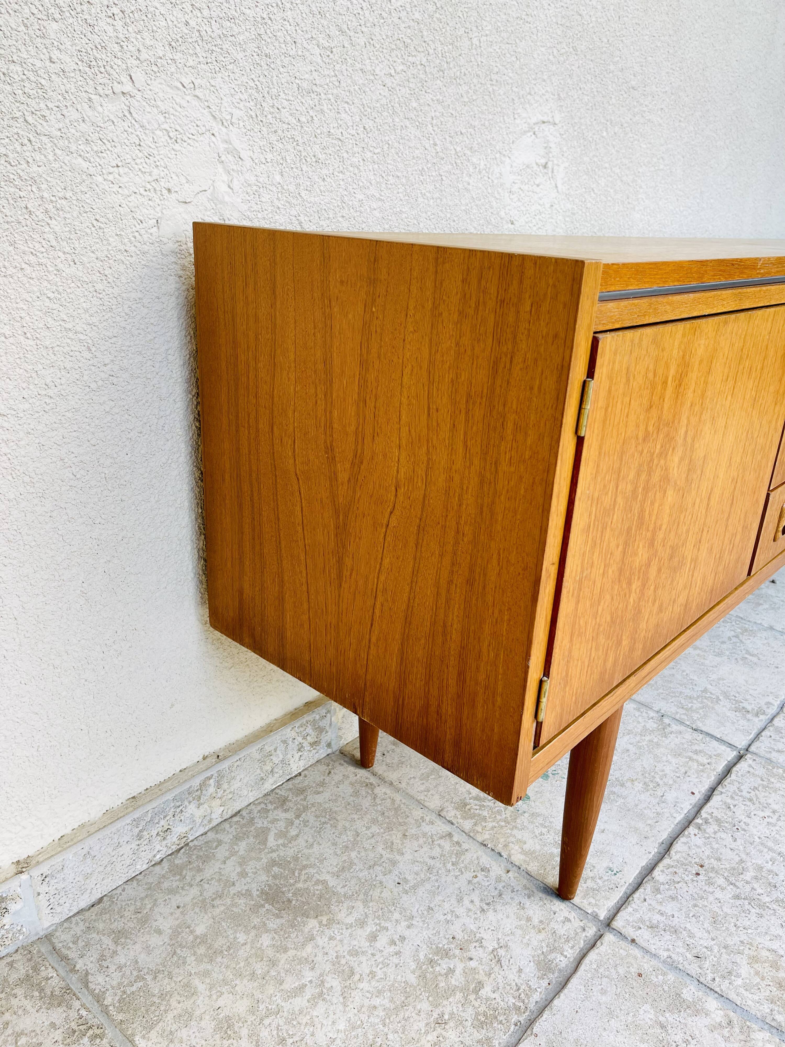 Scandinavian teak row