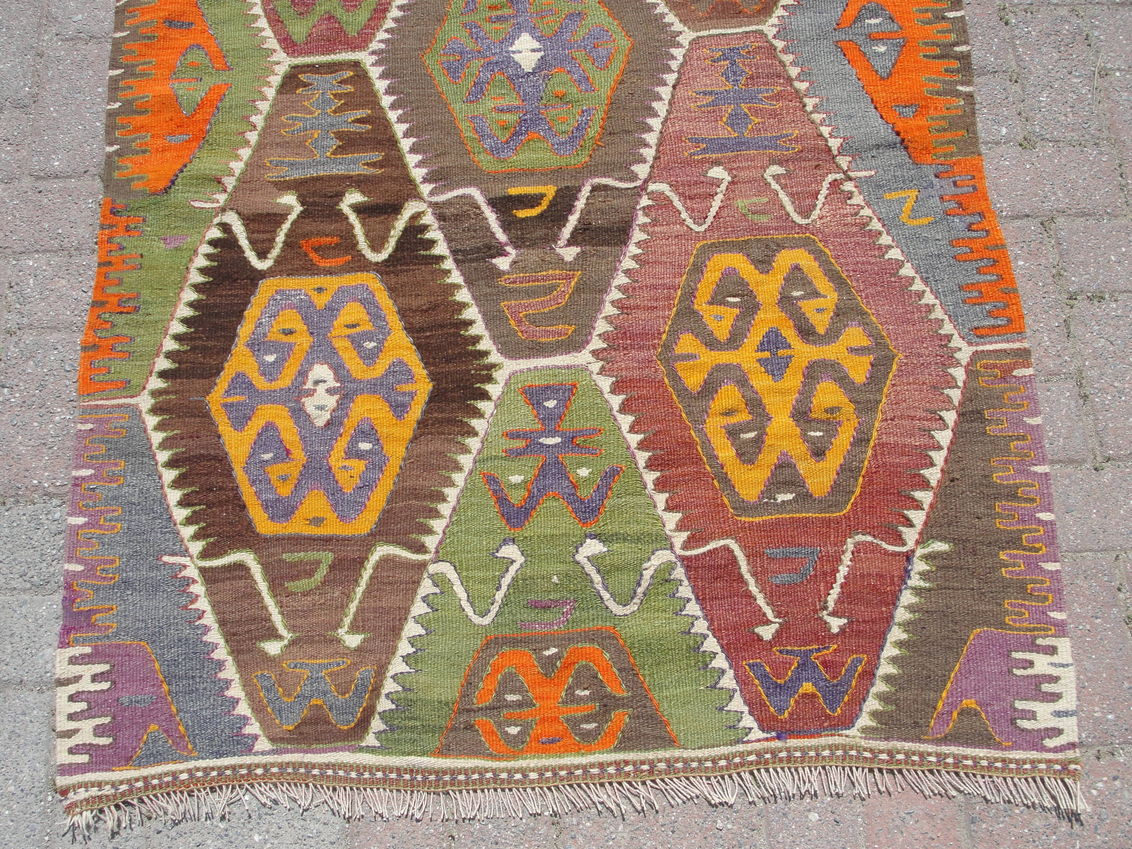 Small handmade kilim rugs for bedroom