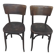 2 chaises de bistrot EM JEAN PROUVE vintage année 50
