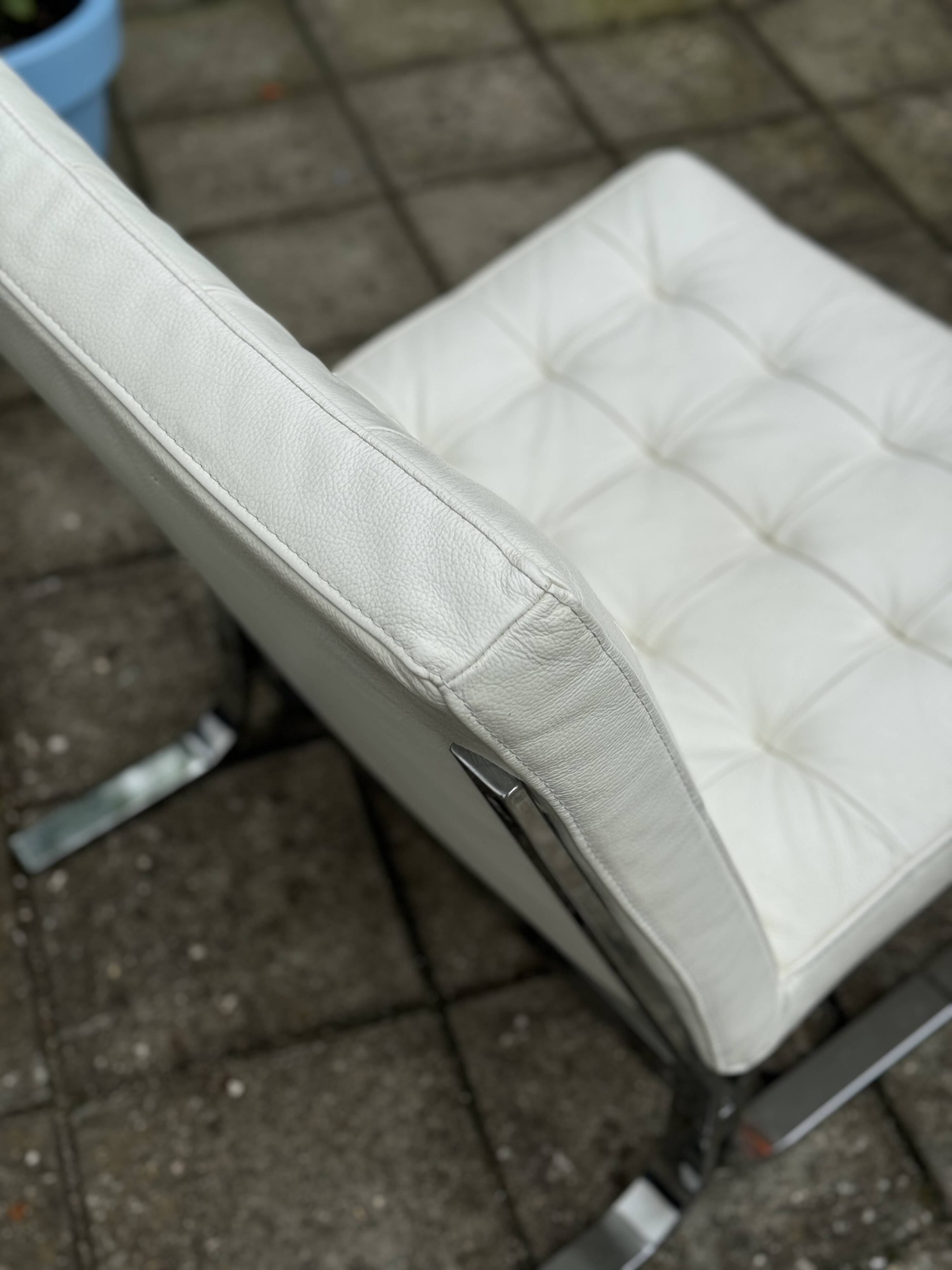 Pair of vintage leather chairs
