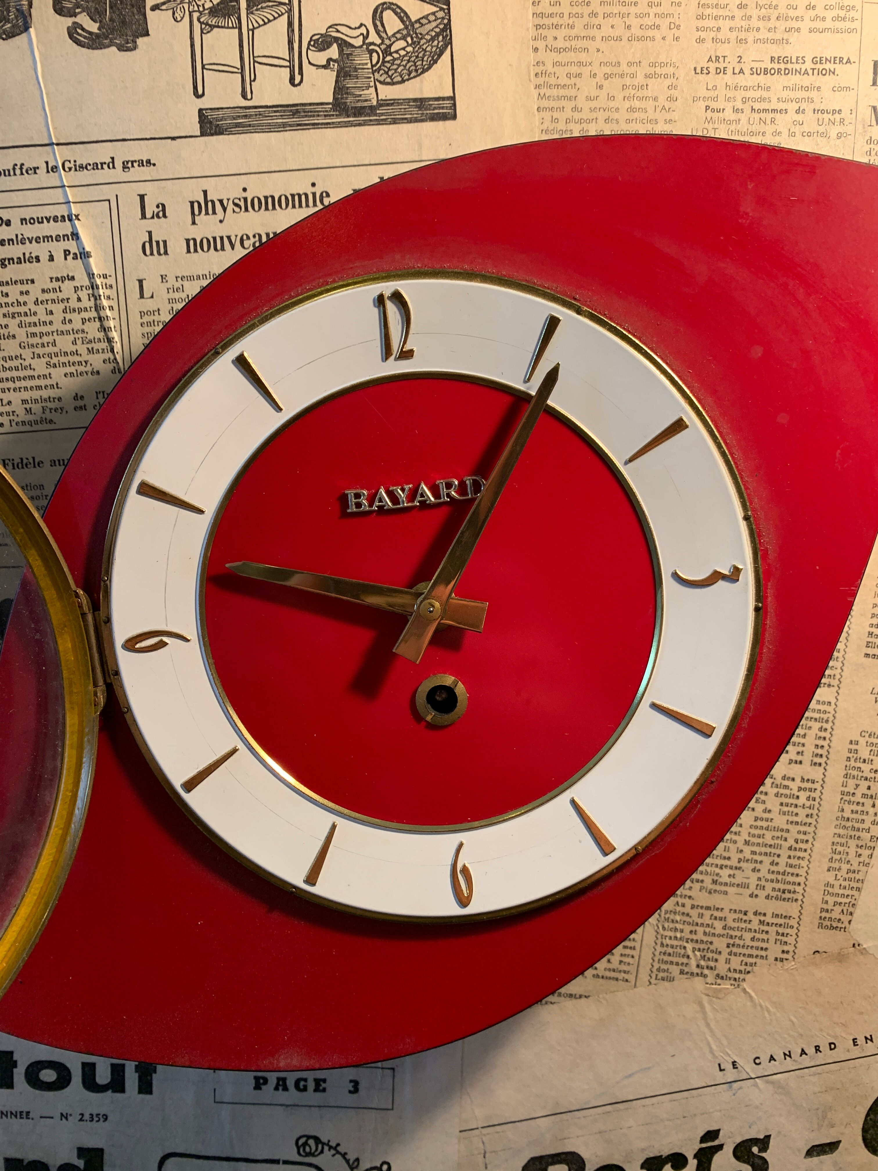 Bayard vintage clock