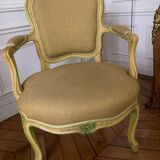 Paire de fauteuils style Louis XVI