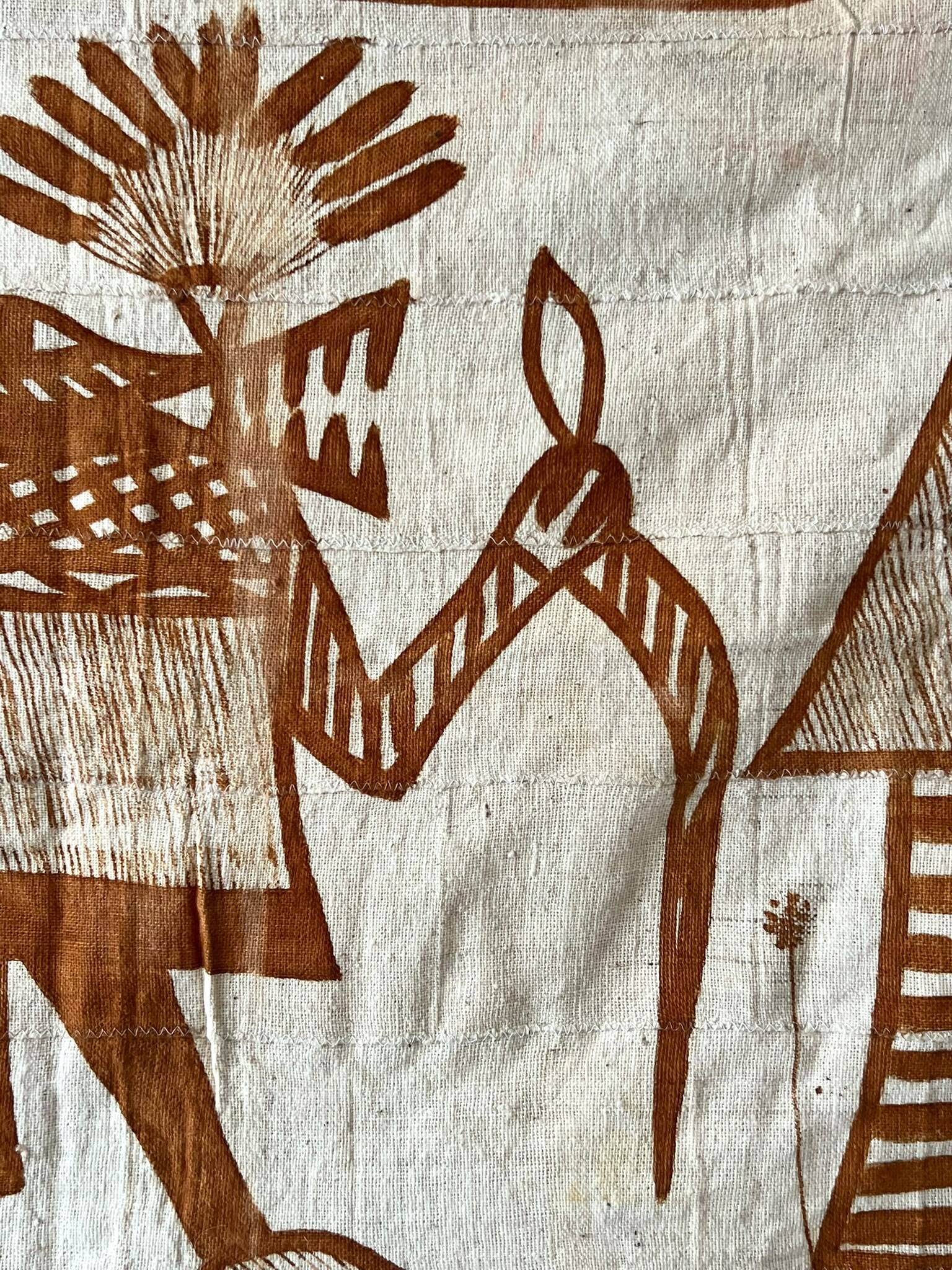 Large vintage tapestry hanging from Korhogo—Sénoufo, Ivory Coast
