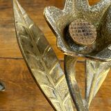 Bronze flower ashtray