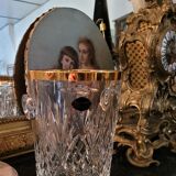 Champagne crystal bucket signed etzel Lorraine