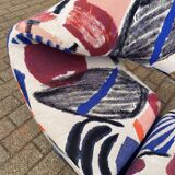 Artifort Ribbon chair by Pierre Paulin, Pierre Frey: The Painter's Canvas