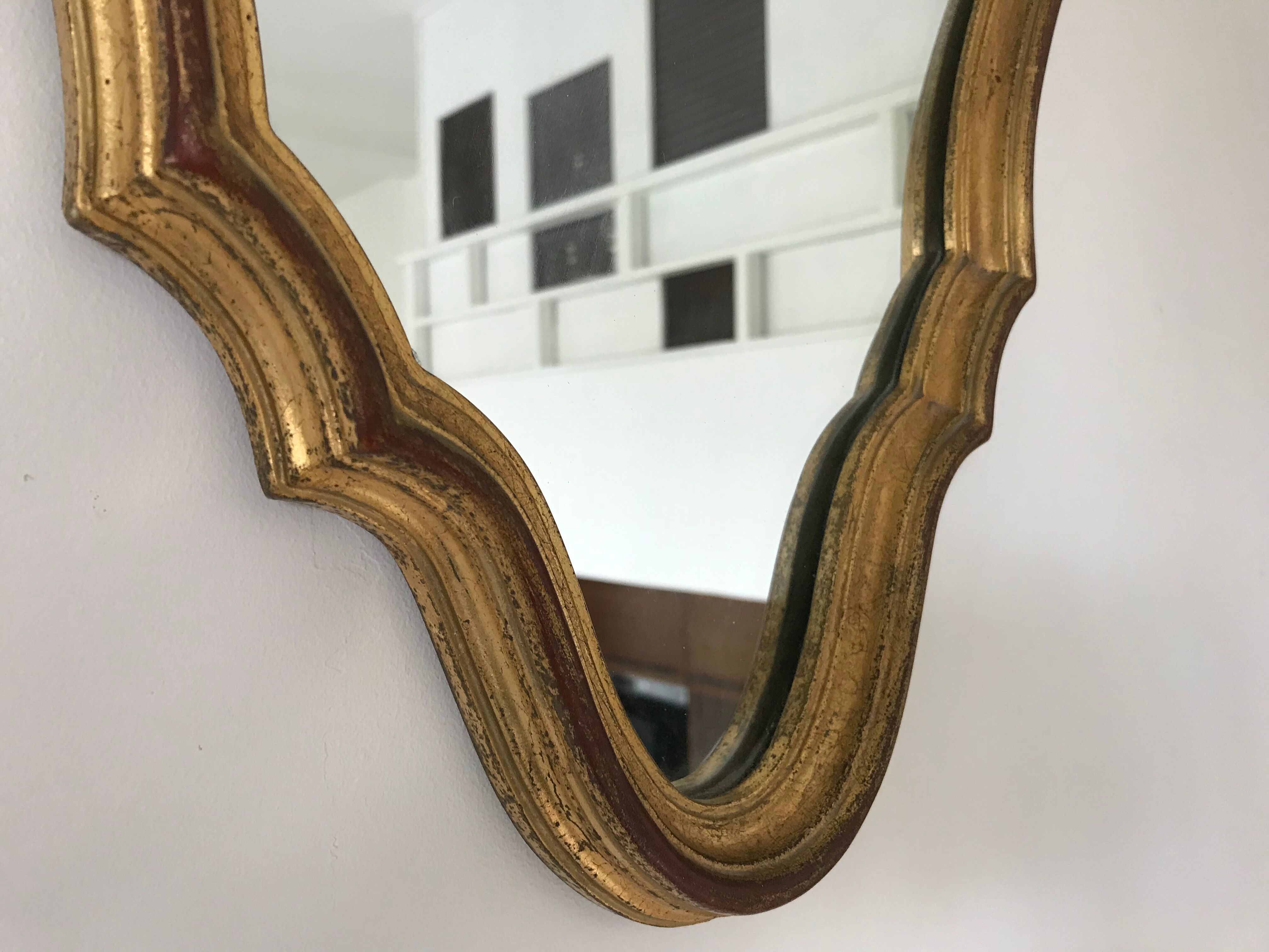 Classic mirror gilded 65 x 42 cm