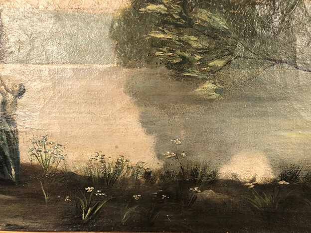 Oil on canvas early twentieth century