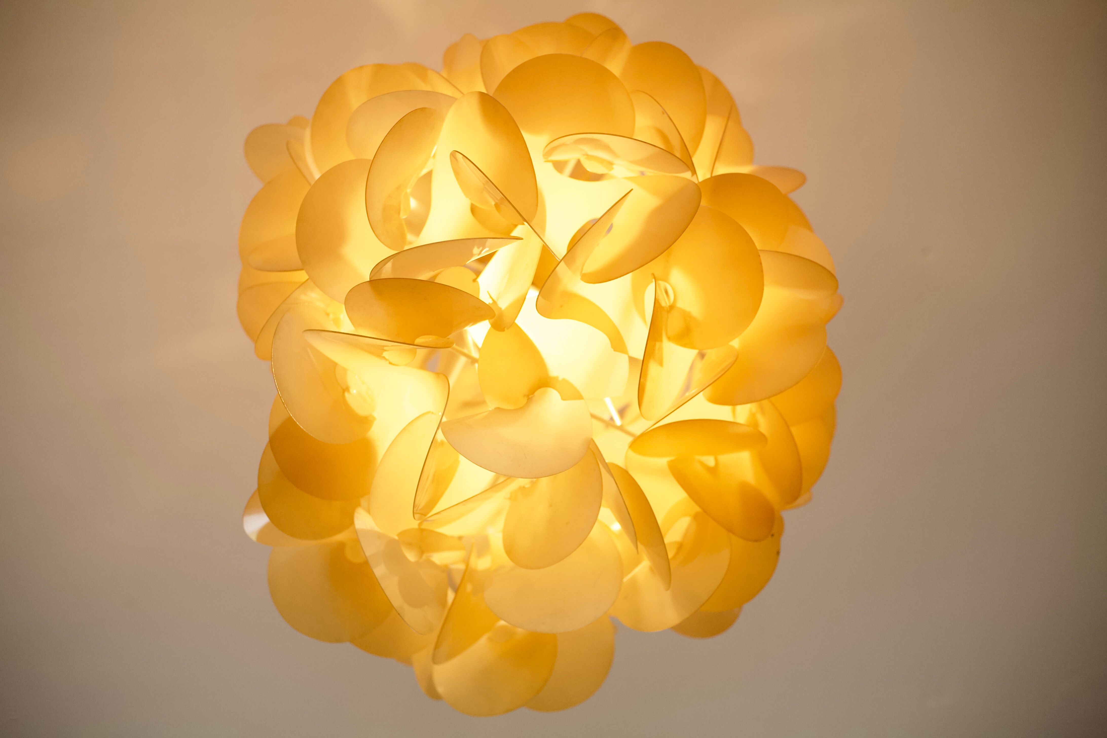 Hanging lamp Raoul Raba, france, 1965