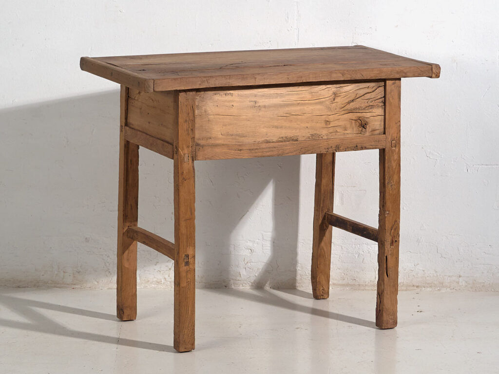 Antique solid wood console (c.1900) #31