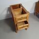 Large oak architect desk / table 1940's