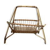 Rattan magazines holder