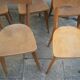 Série de 5 chaises Vintage