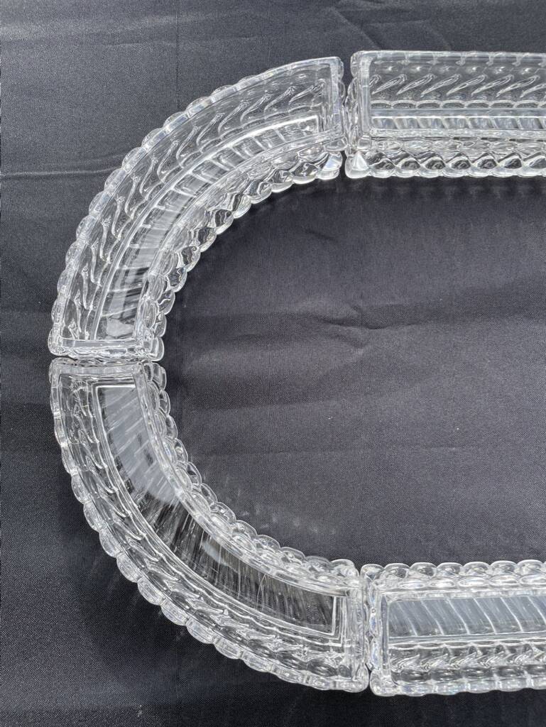 Baccarat twisted bamboo table planter – 19th-early 20th century