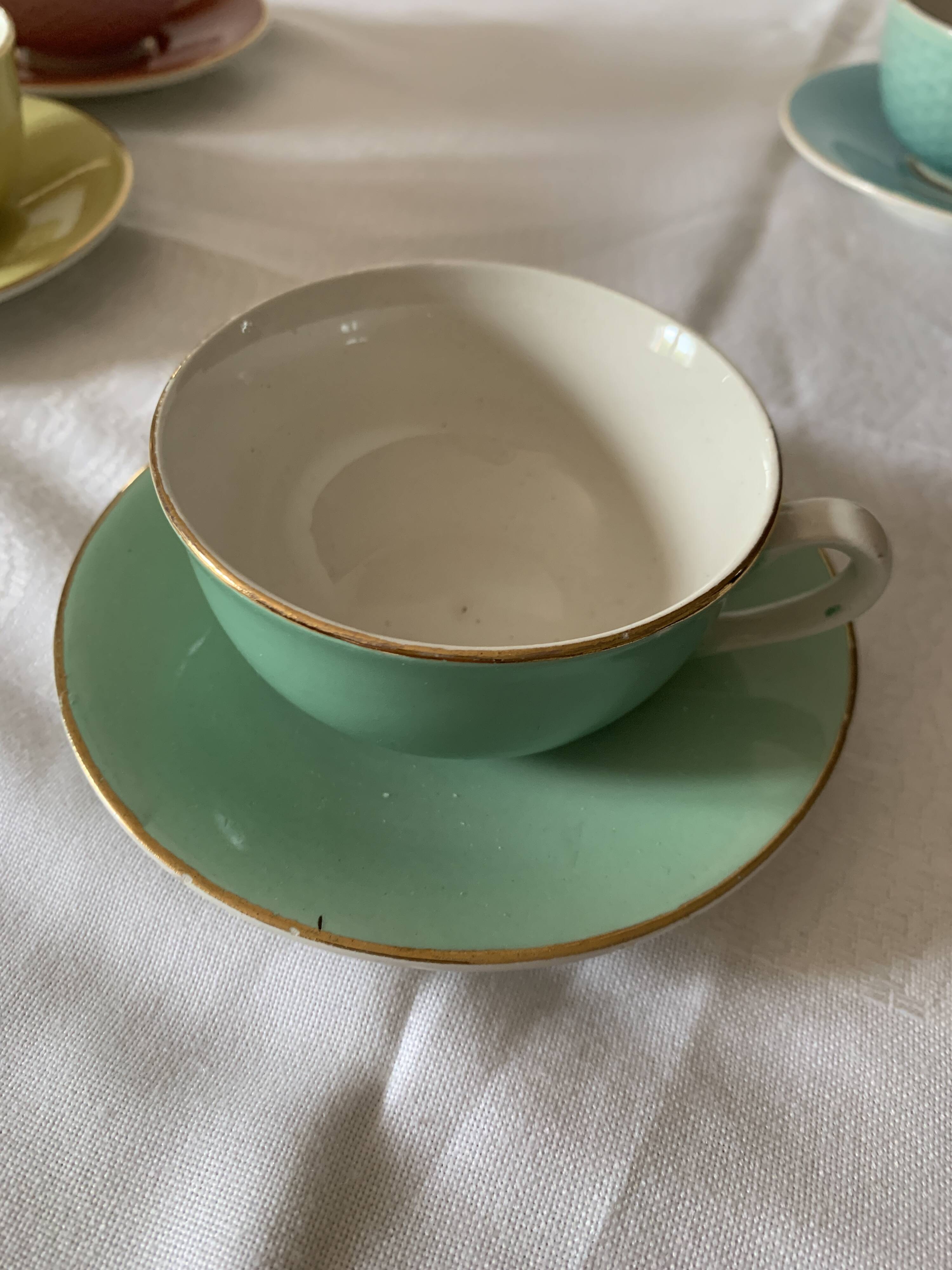 Vintage cups and saucers