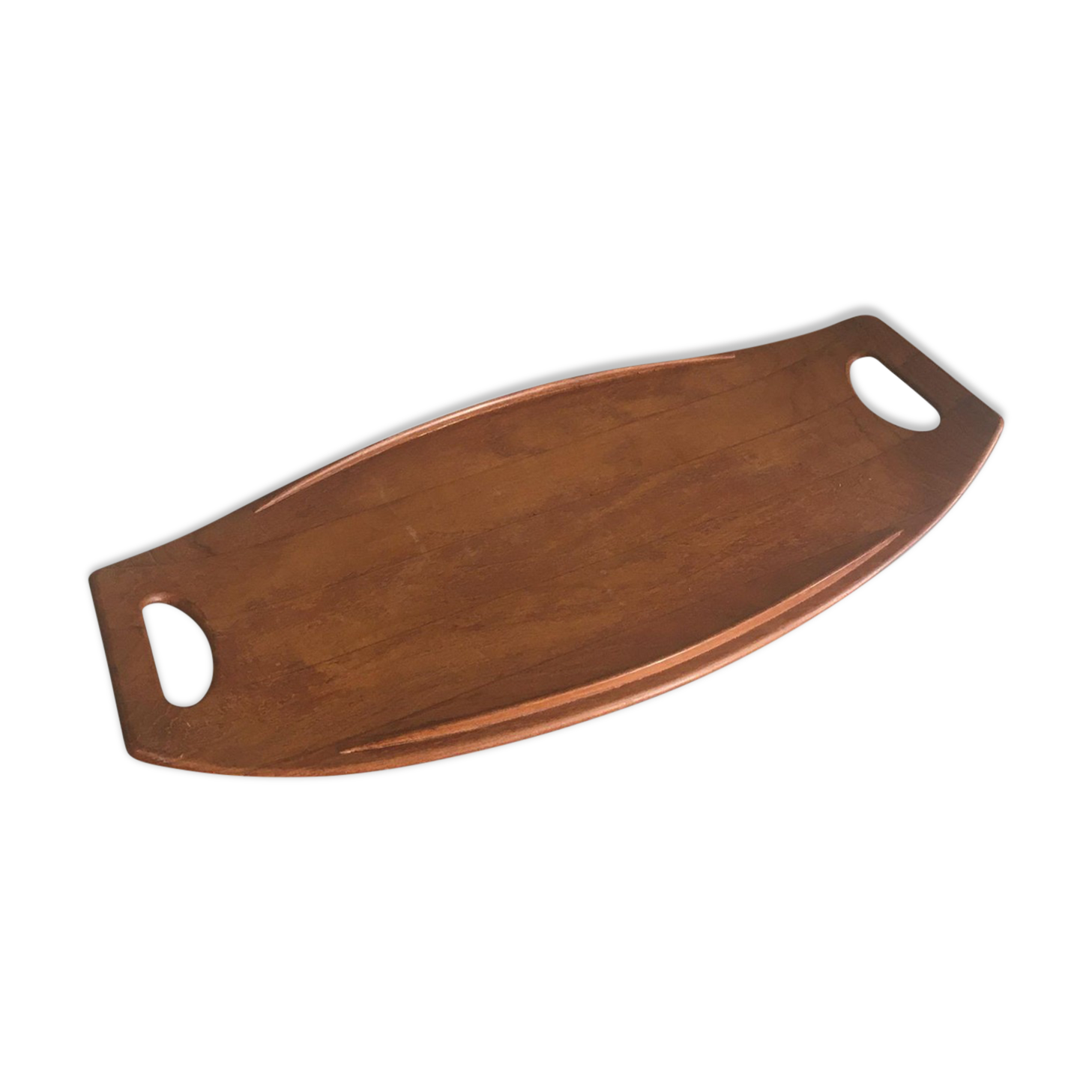 Solid teak serving tray by Jens Harald Quistgaard