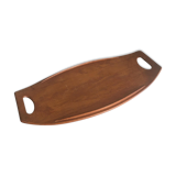 Solid teak serving tray by Jens Harald Quistgaard