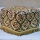Pouf vintage a franges