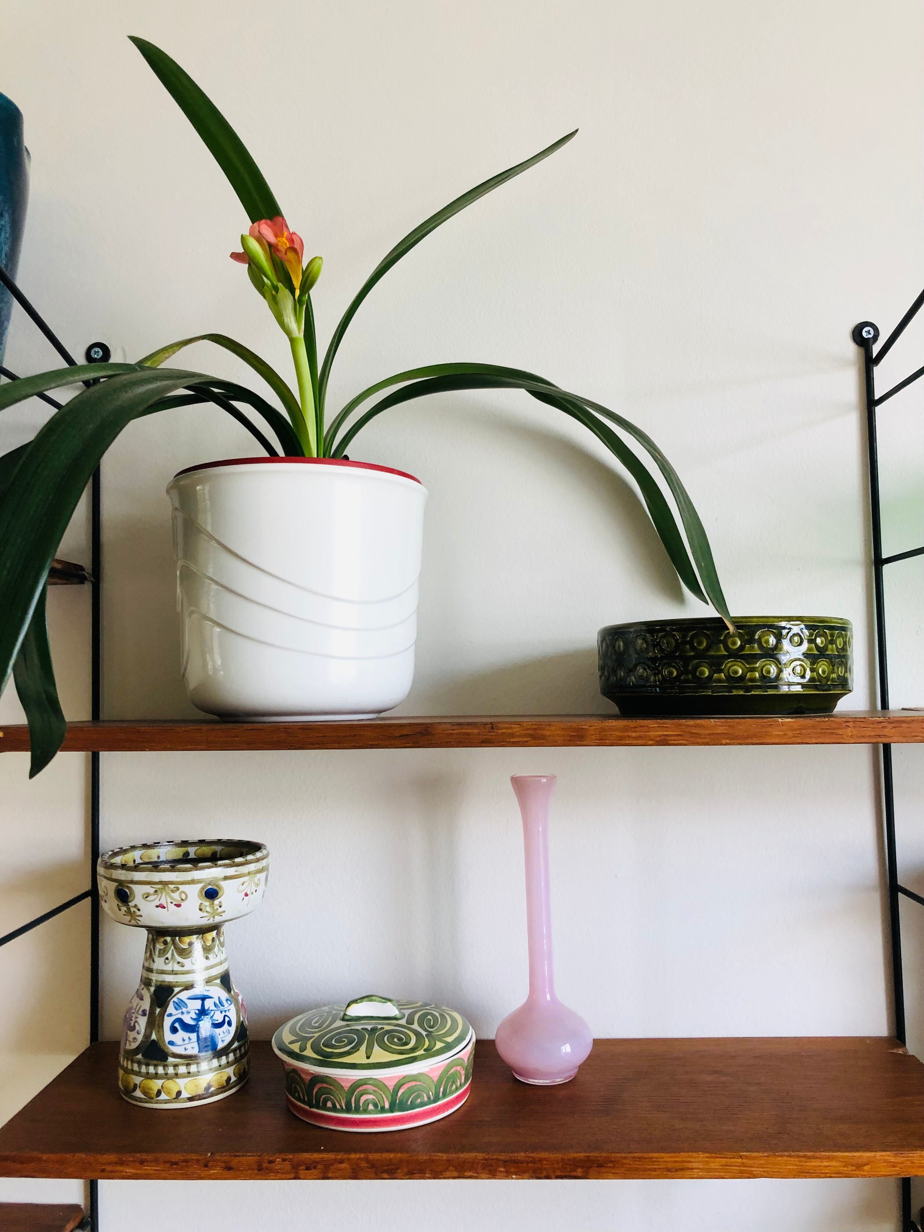 Quimper earthenware candle holder