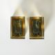 Pair of small cups Sommerso Flavio Poli for Seguso around 1960