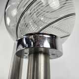 Murano Glass Swirl Floor Lamp with Three Light Points Mid Century 70s