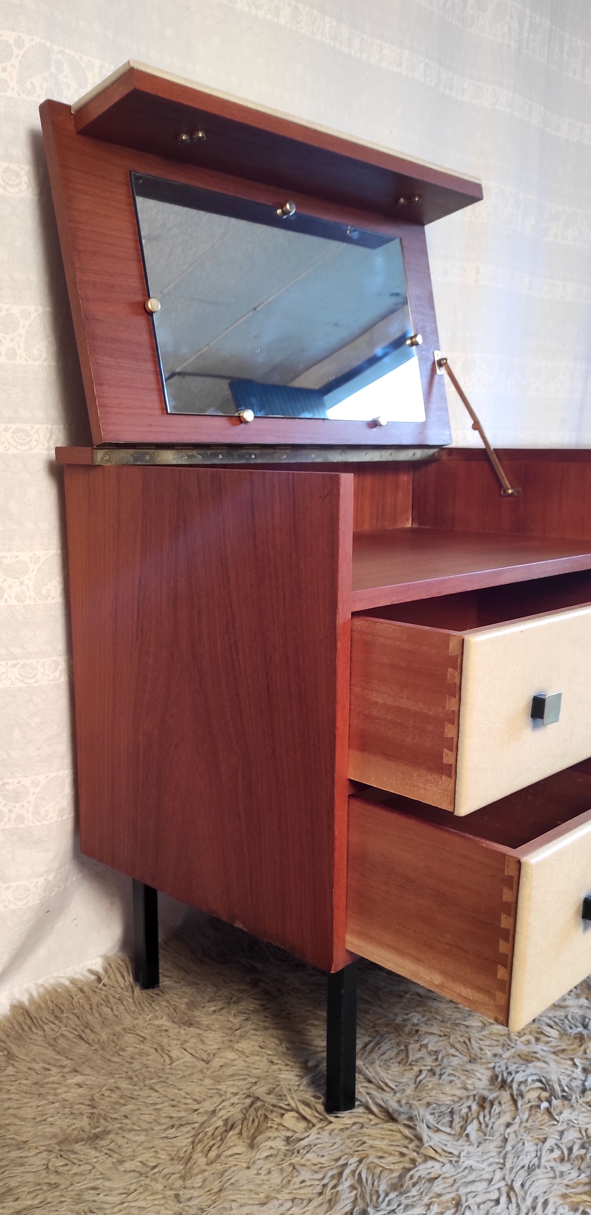 Modernist dressing table, 60s