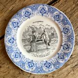Talking plates “Automobiles” Saint Amand & Hamage