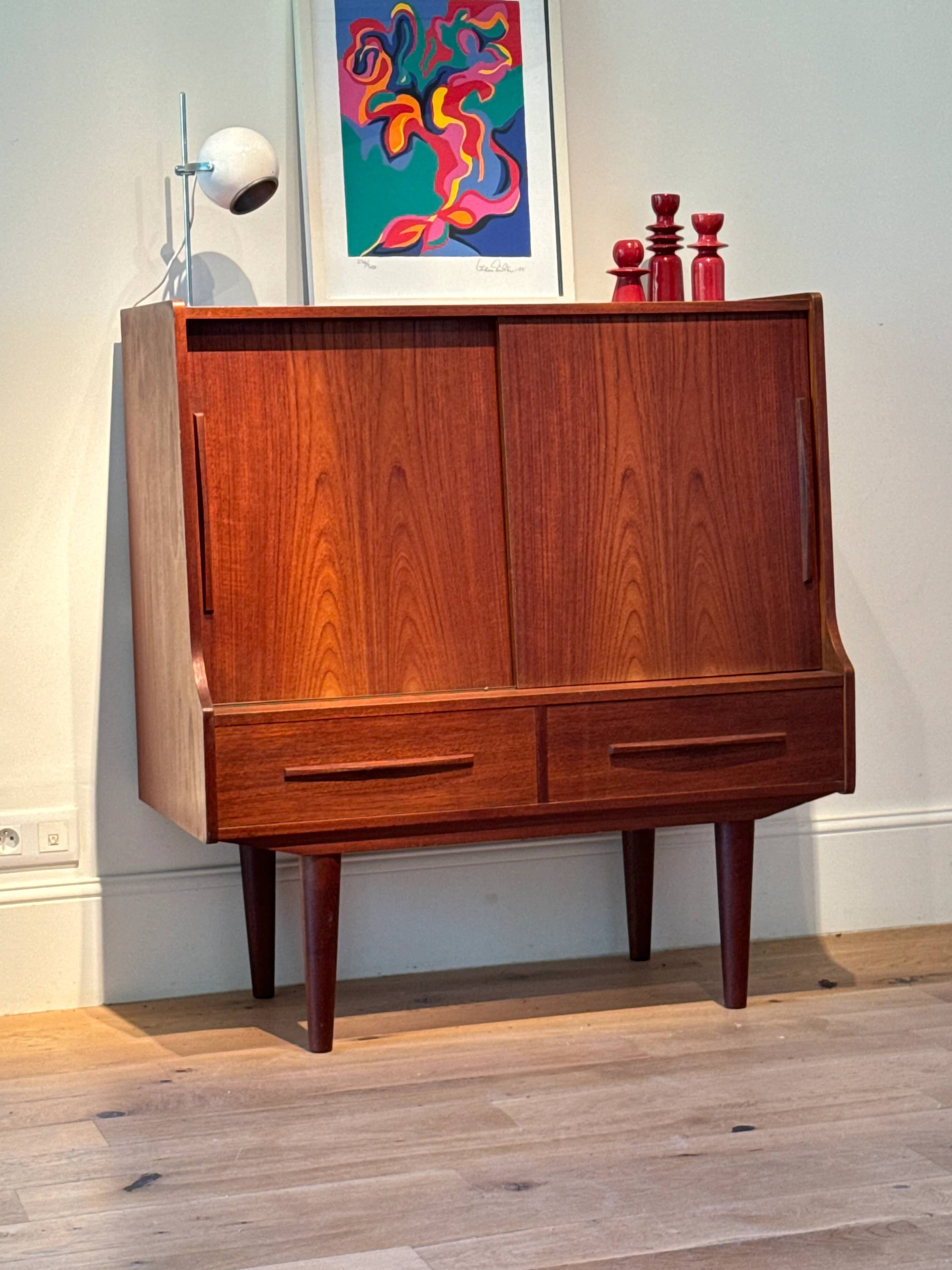 Buffet scandinave vintage en teck "Mads"