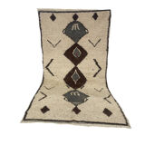 Handcrafted Moroccan Berber carpet 150 x 93 CM
