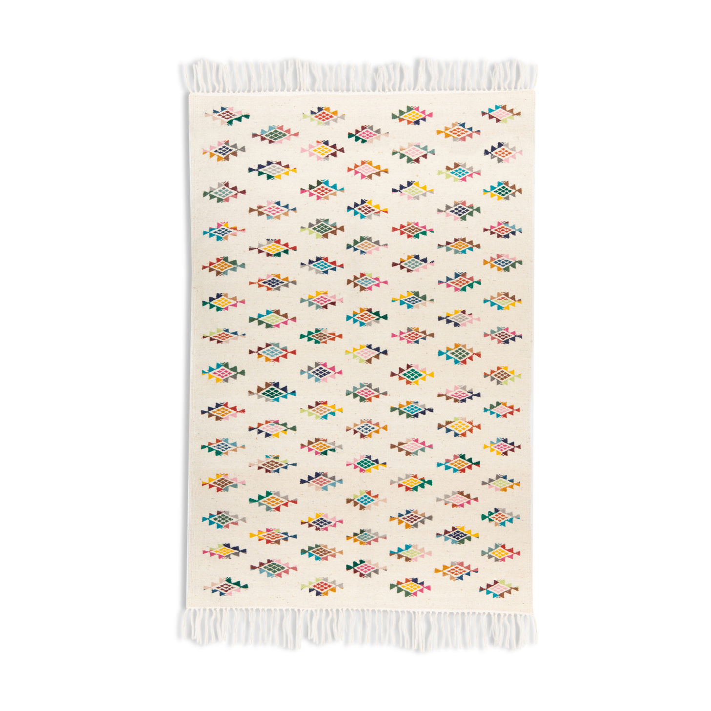 Berbere kilim with color patterns 130 x 65 cm
