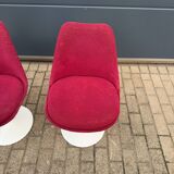 6 original vintage Knoll Tulip chairs by Eero Saarinen